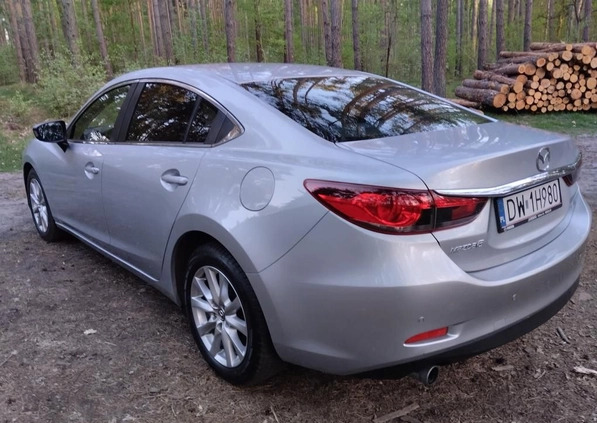 Mazda 6 cena 54000 przebieg: 178987, rok produkcji 2015 z Legnica małe 232